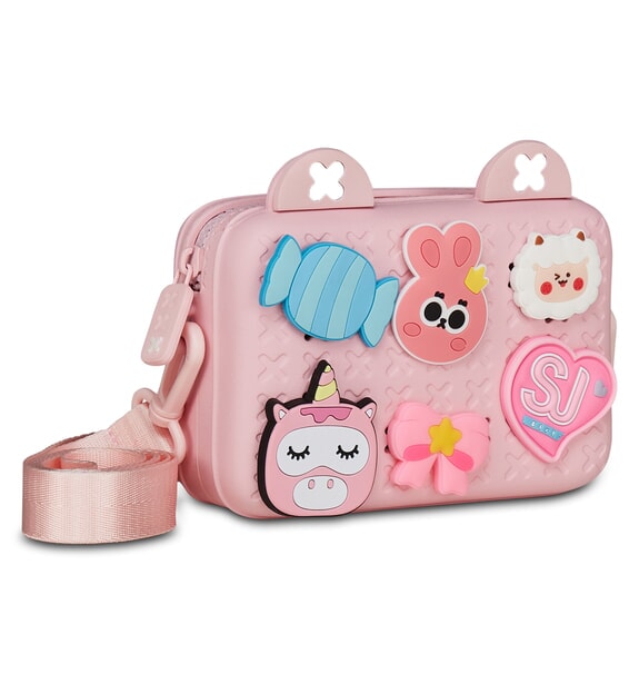 GIRLY PINS Umh&auml;ngetasche LUTSCHER ROSA - Taschen und Accessoires f&uuml;r Kids