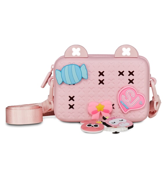 GIRLY PINS Umh&auml;ngetasche LUTSCHER ROSA - Taschen und Accessoires f&uuml;r Kids