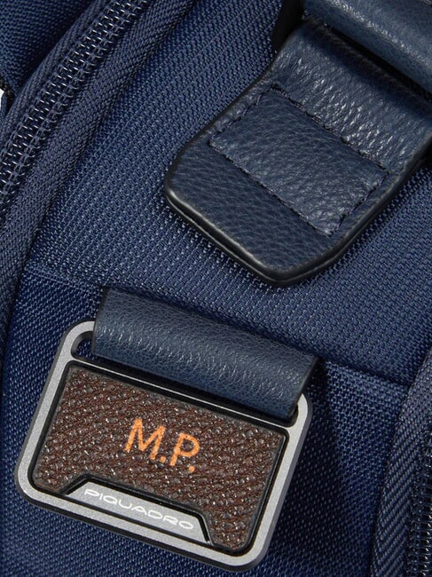 MARCEL Reiserucksack f&uuml;r PC und iPad blau/dunkelbraun - PC-Rucks&auml;cke