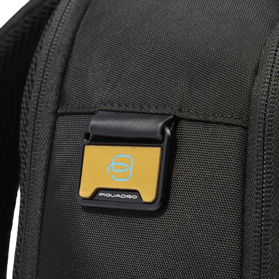 COLLEZIONE SMART BUSINESS 15,6-Zoll-Laptop-Rucksack aus Stoff Schwarz - PC-Rucks&auml;cke