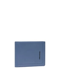 PIQUADRO ATLAS Flaches Leder-Kartenetui und M&uuml;nzfach - Brieftaschen Herren