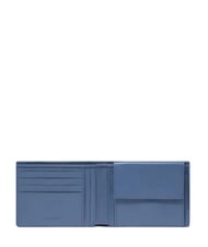 PIQUADRO ATLAS Flaches Leder-Kartenetui und M&uuml;nzfach Avio - Brieftaschen Herren - 3