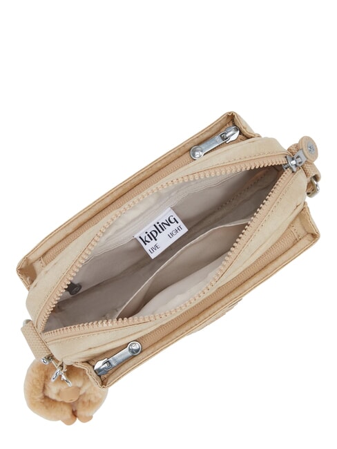 ABANU S Schultertasche glitzerndes Beige - Damentaschen