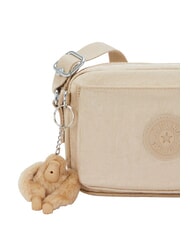 KIPLING ABANU S Schultertasche glitzerndes Beige - Damentaschen - 6