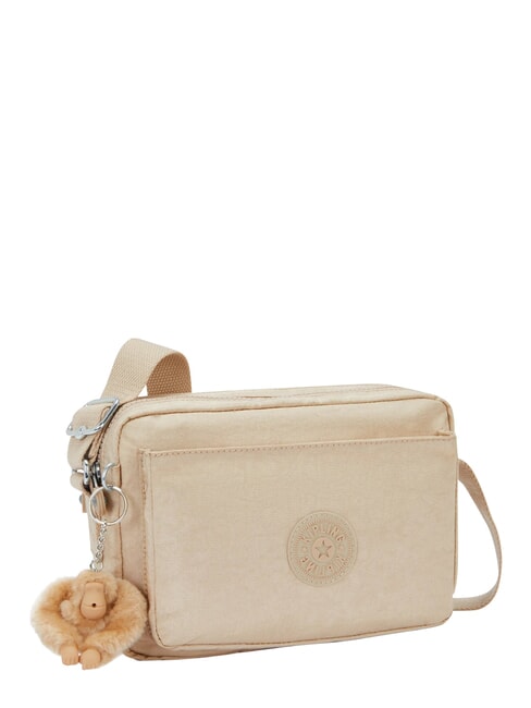 ABANU M Schultertasche glitzerndes Beige - Damentaschen