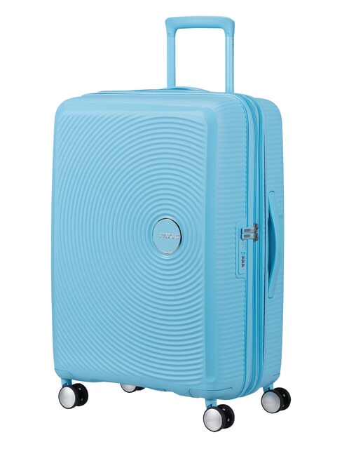SOUNDBOX SPINNER Mittlerer Trolley, erweiterbar Blaubeer-Sprudel - Harte Trolleys