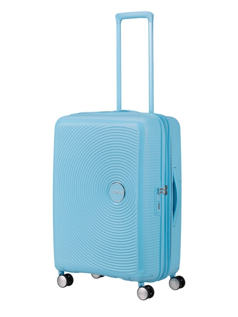 SOUNDBOX SPINNER Mittlerer Trolley, erweiterbar Blaubeer-Sprudel - Harte Trolleys