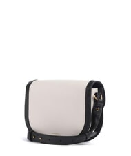 COCCINELLE CAMPIONARIO - DEW BICOLOR Mini-Schultertasche aus Leder wei&szlig;/schwarz - Damentaschen - 2