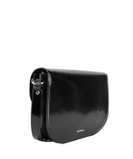 COCCINELLE CAMPIONARIO - DEW SHINY CALF Schultertasche aus geb&uuml;rstetem Leder Schwarz - Damentaschen - 3