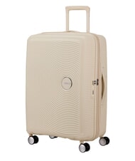 AMERICAN TOURISTER SOUNDBOX SPINNER Mittlerer Trolley, erweiterbar Kokosnusssand - Harte Trolleys - 3