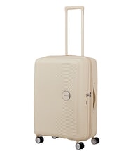 AMERICAN TOURISTER SOUNDBOX SPINNER Mittlerer Trolley, erweiterbar Kokosnusssand - Harte Trolleys - 4
