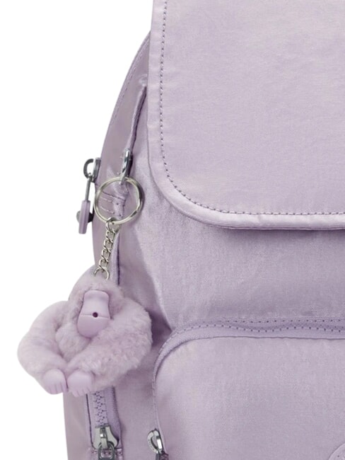 CITY ZIP Rucksack mit Klappe Hellviolett - Damentaschen