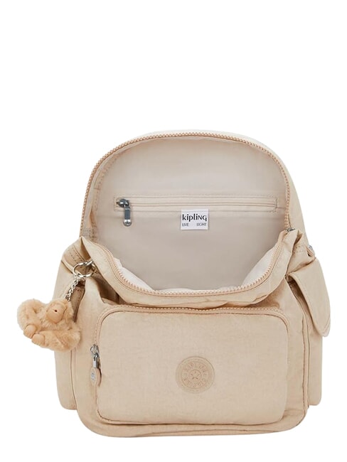 CITY PACK S Rucksack glitzerndes Beige - Damentaschen