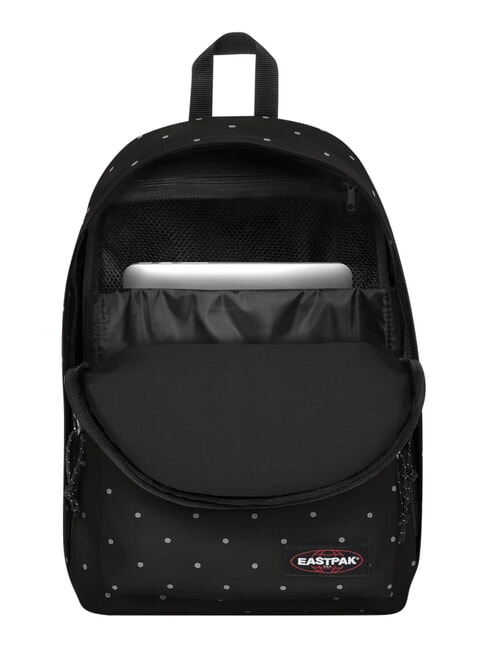 OUT OF OFFICE 13 "Laptop-Rucksack Punkte schwarz silber - Rucks&auml;cke f&uuml;r Schule &amp; Freizeit
