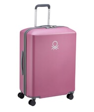 BENETTON UCB HARD Set mit 3 Trolleys: Kabinenwagen + mittelgro&szlig; + gro&szlig; Pfingstrose - Trolleyset - 3