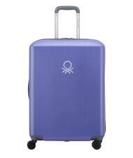 BENETTON By DELSEY UCB HARD Set mit 3 Trolleys: Kabinenwagen + mittelgro&szlig; + gro&szlig; Violett - Trolleyset - 3