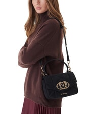 LOVE MOSCHINO EMBOSSED Mini-Handtasche mit Schulterriemen Schwarz - Damentaschen - 2