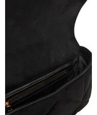 LOVE MOSCHINO EMBOSSED Mini-Handtasche mit Schulterriemen Schwarz - Damentaschen - 6