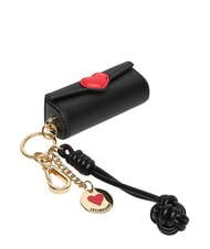 LOVE MOSCHINO CHARMS Schl&uuml;sselanh&auml;nger mit Metalllogo schwarz/rot/schwarz - Schl&uuml;sselanh&auml;nger und Schl&uuml;sseletuis - 3