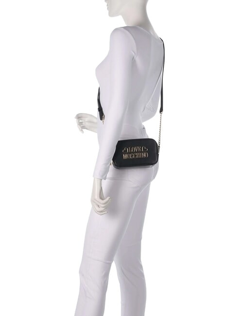 LOVELY LOVE Mini-Koffertasche mit Schultergurt Schwarz - Damentaschen