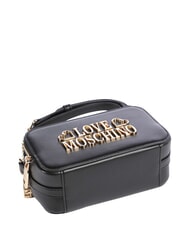 LOVE MOSCHINO LOVELY LOVE Mini-Koffertasche mit Schultergurt Schwarz - Damentaschen - 4