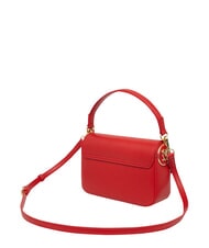 LOVE MOSCHINO CHUNKY TAB Tasche mit &Uuml;berschlag und Schultergurt ROT - Damentaschen - 2