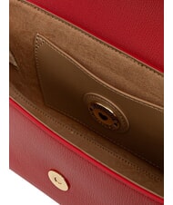 LOVE MOSCHINO CHUNKY TAB Tasche mit &Uuml;berschlag und Schultergurt ROT - Damentaschen - 6