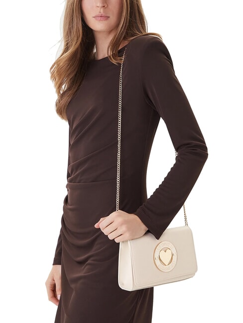 SMART DAILY Clutch mit Metall-Schultergurt Elfenbein - Damentaschen
