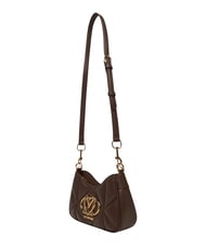 LOVE MOSCHINO EMBOSSED Umh&auml;ngetasche, mit Schultergurt Schokolade - Damentaschen - 4