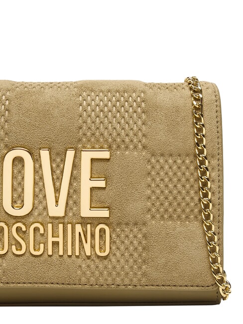 PATCHY Clutch mit Kette Sand - Damentaschen
