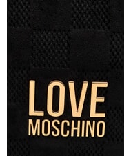 LOVE MOSCHINO PATCHY Rucksack mit Logo Schwarz - Damentaschen - 7