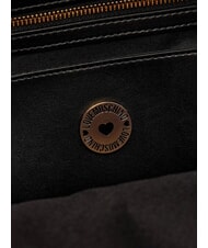 LOVE MOSCHINO PATCHY Rucksack mit Logo Schwarz - Damentaschen - 8