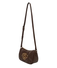 LOVE MOSCHINO EMBOSSED Mini-Schultertasche Schokolade - Damentaschen - 3
