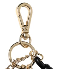 LOVE MOSCHINO CHARMS Schl&uuml;sselanh&auml;nger mit Metalllogo schwarz/rot/schwarz - Schl&uuml;sselanh&auml;nger und Schl&uuml;sseletuis - 4