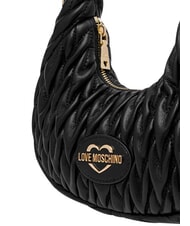 LOVE MOSCHINO DEMURE Handtasche mit Kettenschulterriemen Schwarz - Damentaschen - 5
