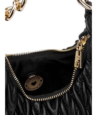 LOVE MOSCHINO DEMURE Handtasche mit Kettenschulterriemen Schwarz - Damentaschen - 6