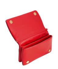 LOVE MOSCHINO EMBOSSED Kleine Schultertasche mit Kette ROT - Damentaschen - 4