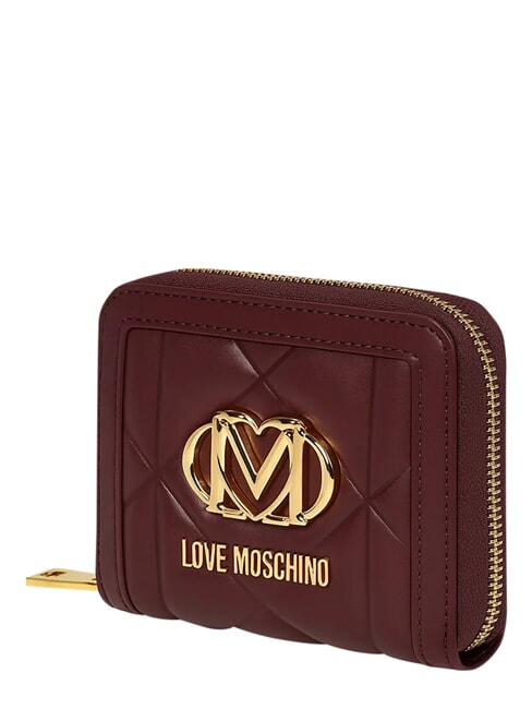 EMBOSSED Kleine Geldb&ouml;rse mit Rei&szlig;verschluss Wein - Brieftaschen Damen