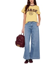 LOVE MOSCHINO EMBOSSED Rucksack mit Vordertasche Wein - Damentaschen - 6