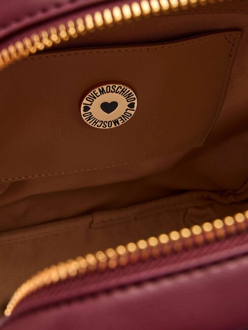 EMBOSSED Rucksack mit Vordertasche Wein - Damentaschen