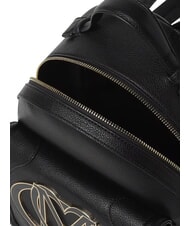 LOVE MOSCHINO LOGO Rucksack mit Vordertasche Schwarz - Damentaschen - 4