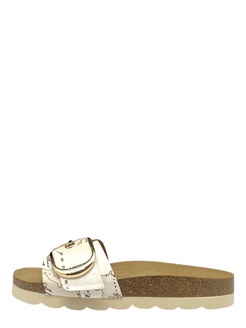 GEO Strandpantoffeln Wei&szlig; - Damenschuhe