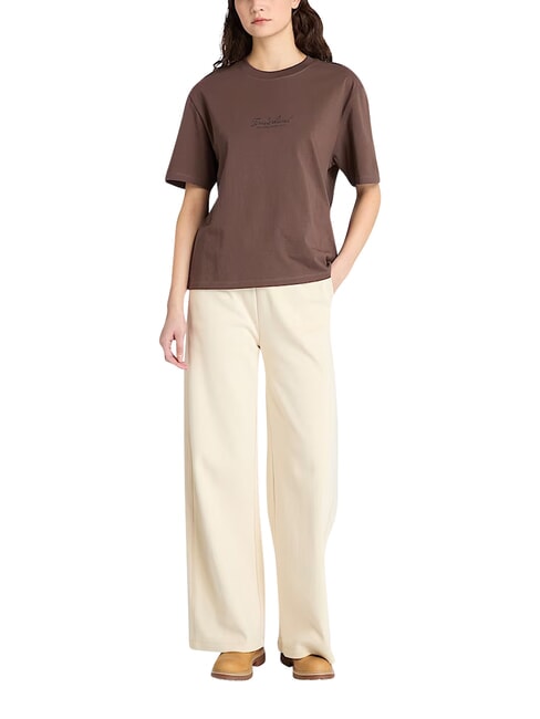 LUSH COMFORT Baumwoll-T-Shirt Schokolade - T-Shirts und Tops f&uuml;r Damen