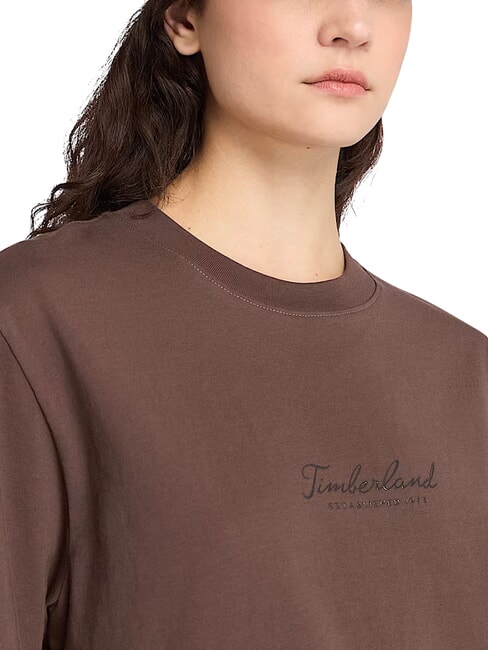 LUSH COMFORT Baumwoll-T-Shirt Schokolade - T-Shirts und Tops f&uuml;r Damen