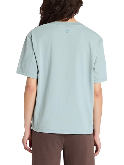LUSH COMFORT Baumwoll-T-Shirt Silberblau - T-Shirts und Tops f&uuml;r Damen
