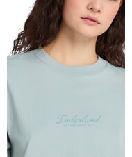 TIMBERLAND LUSH COMFORT Baumwoll-T-Shirt Silberblau - T-Shirts und Tops f&uuml;r Damen - 5