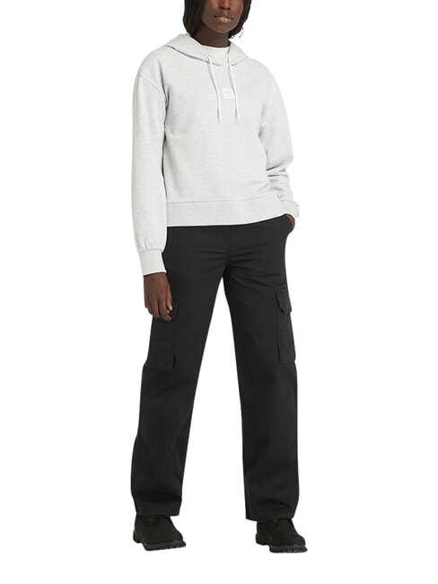 STACK LOGO Kapuzenpullover hellgrau meliert - Sweatshirts Damen