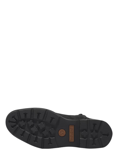 BRIMFIELD Lederstiefeletten schwarzes Vollkorn - Damenschuhe