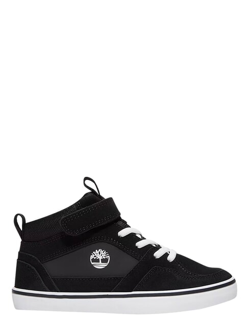 STONE JUMP MID Sneaker aus gemischtem Leder schwarzes Wildleder - Kinderschuhe