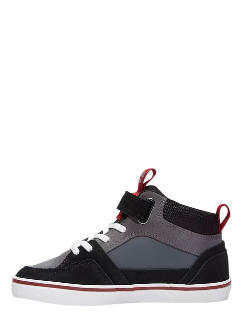 STONE JUMP MID Sneaker aus gemischtem Leder dunkelgraues Wildleder - Kinderschuhe